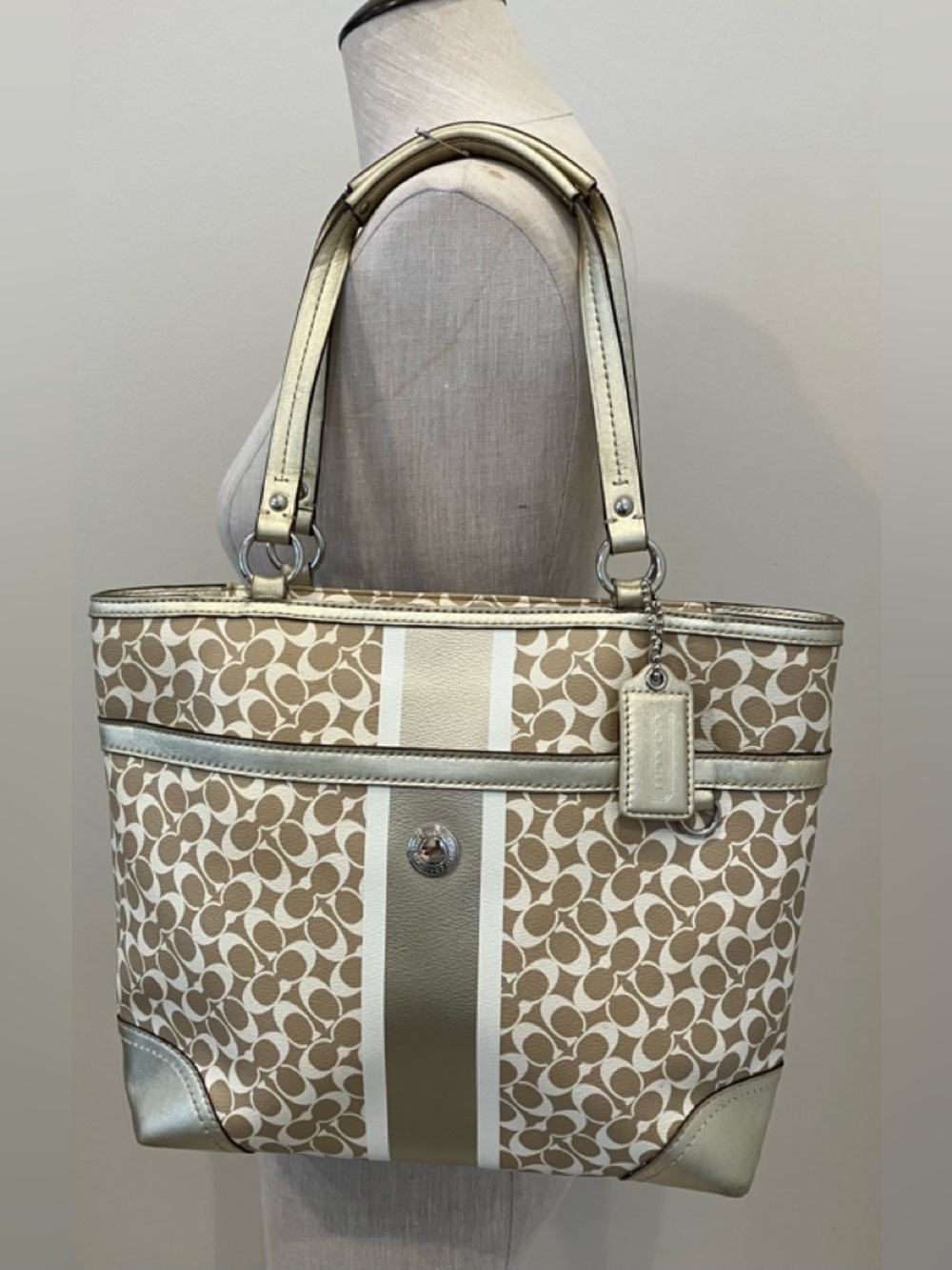 COACH CHELSEA HERITAGE TOTE #15137